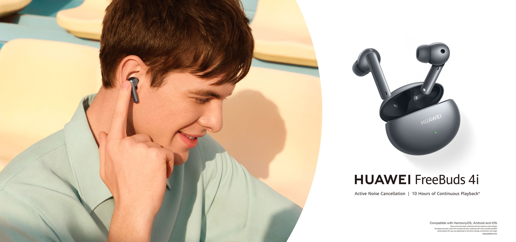 Upgrade Your Audio Experience with the HUAWEI FreeBuds 4i in Carbon Black