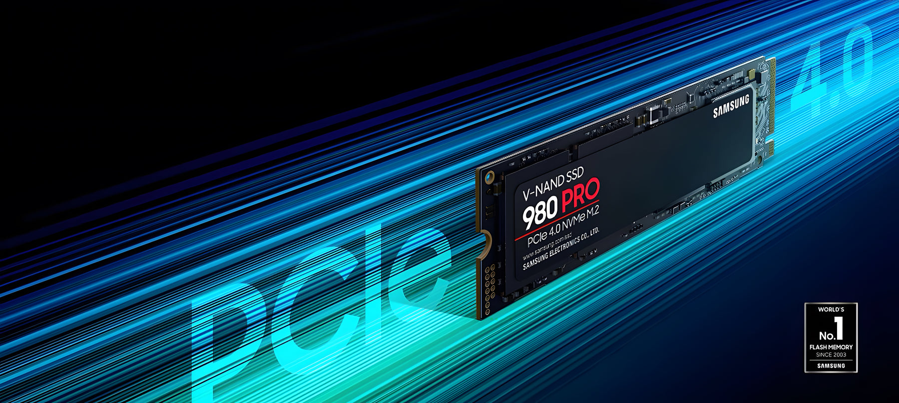 Experience lightning-fast speeds with the Samsung 980 PRO SSD!