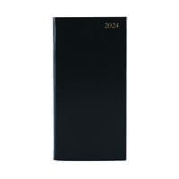 Slim Desk Diary Port Wtv Black 2024