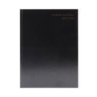 Academic Diary Wtv A4 Black 2023-24