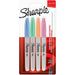 Sharpie Pastel Permanent Marker Fine Bullet 1 mm Assorted Pack of 4