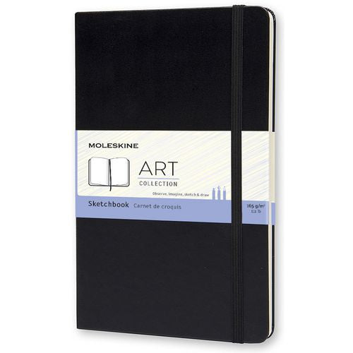 Moleskine Sketch Book Special format Plain Casebound Cardboard Hardback Black Not perforated 104 Pages