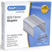 Rapesco 923/13 mm Staples 1484 Galvanised Steel Silver Pack of 1000