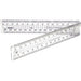 Helix Folding Ruler Plastic 30 cm