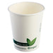 DISPO Cups Compostable Paper 227ml White Pack of 50