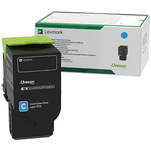 Lexmark 78C2XC0 Original Toner Cartridge Cyan