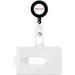 Office Depot Security Pass Badge Holder with Badge Reel Transparent 85 x 54mm Pack of 10