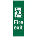 Portrait final fire exit man left Sign 450mm x 150mm