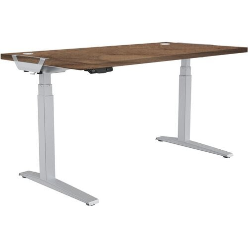 Fellowes Sit Stand Desk Levado Brown 1,400 x 800 x 1,257 mm