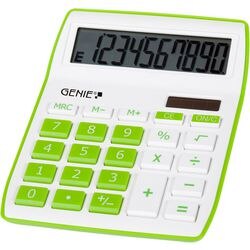 GENIE Desktop Calculator 840 G 10 Digit Display Green