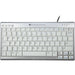 BakkerElkhuizen Compact Wired Keyboard UltraBoard 950 Ergonomic QWERTY GB USB White, Silver