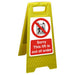 Floor Sign Lift Out Polypropylene 60 x 30 cm