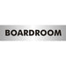 Office Sign Boardroom acrylic Silver, Black 4.5 x 19 cm