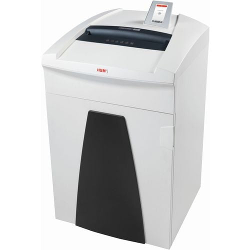 HSM Particle-Cut Shredder Securio P36i Security Level 11 Sheets White P-6 with Separate Cutting Unit and Metal Detection