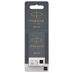 Parker 1950206 Fountain Pen Refill Black Pack of 10