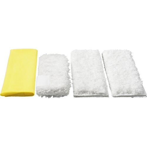 Kärcher Microfiber Towels White & Yellow 20.5 x 25 x 4.5cm