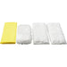 Kärcher Microfiber Towels White & Yellow 20.5 x 25 x 4.5cm