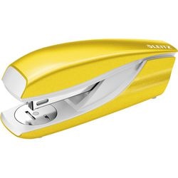 Leitz NeXXt WOW Stapler 5502 Half Strip Yellow 30 Sheets 24/6, 26/6 Metal