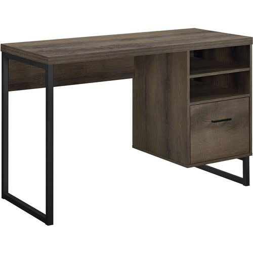 Alphason Home Office Desk Candon Oak 1,143 x 495 x 765 mm