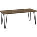 Alphason Rectangular Coffee Table with Walnut MDF Top and Columbia Walnut Frame 5067396COM 1067 x 495 x 453mm