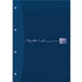 OXFORD My Notes A4 Blue Card Cover Refill Pad Ruled 200 Pages