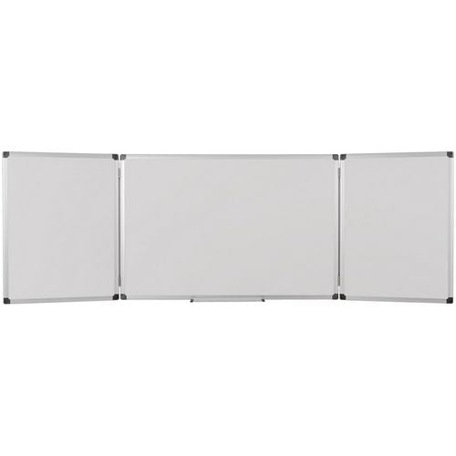 Bi-Office Earth Folding Whiteboard Magnetic Double 90 (W) x 60 (H) cm White