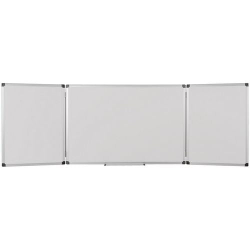 Bi-Office Earth Folding Whiteboard Magnetic Lacquered Steel Double 90 (W) x 60 (H) cm