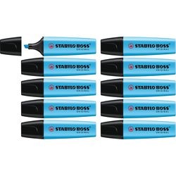 STABILO BOSS ORIGINAL Highlighter Blue Pack of 10