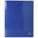 Exacompta Iderama Flat Bar Folder A4 Blue Glossy coated card 355 gsm 200 Sheets Pack of 25