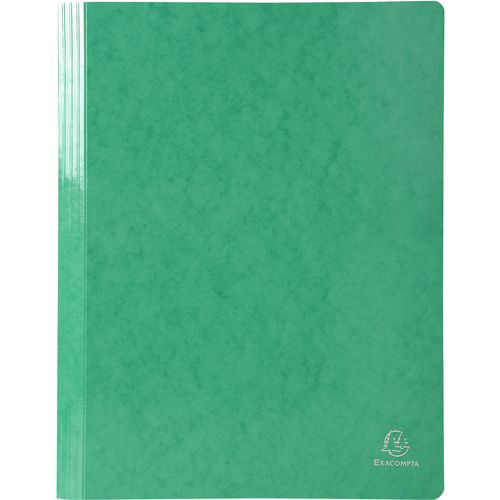 Exacompta Iderama Flat Bar Folder 380815B Glossy coated card 24 (W) x 32 (H) cm Green 2 Packs of 5