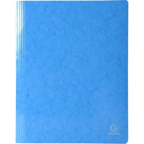 Exacompta Iderama Flat Bar Folder 380806B Glossy coated card 24 (W) x 32 (H) cm Blue 2 Packs of 5