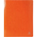 Exacompta Iderama Flat Bar Folder A4 Orange Glossy coated card 355 gsm 200 Sheets Pack of 25