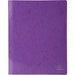 Exacompta Iderama Flat Bar Folder 380812B Glossy coated card 24 (W) x 32 (H) cm Purple 2 Packs of 5