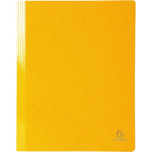 Exacompta Iderama Flat Bar Folder 380804B Glossy coated card 24 (W) x 32 (H) cm Yellow 2 Packs of 5