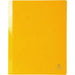 Exacompta Iderama Flat Bar Folder 380804B Glossy coated card 24 (W) x 32 (H) cm Yellow 2 Packs of 5