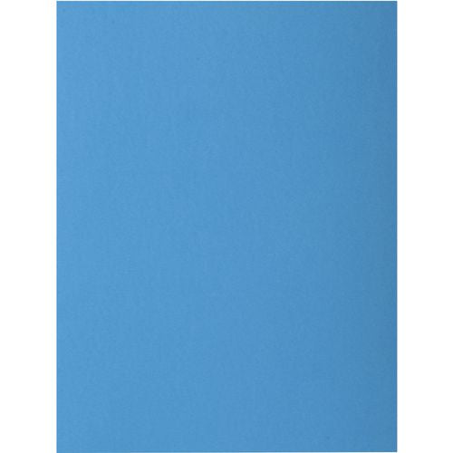 Exacompta Rock''s Square Cut Folder 217119E A4 Cardboard 24 (W) x 32 (H) cm Blue Pack of 100