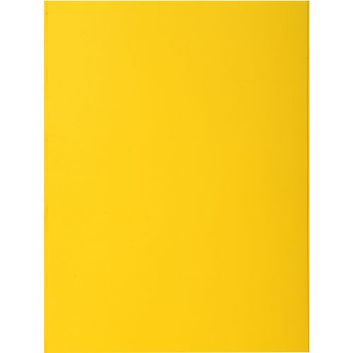 Exacompta Rock''s Square Cut Folder A4 Yellow Cardboard 210 gsm Pack of 100