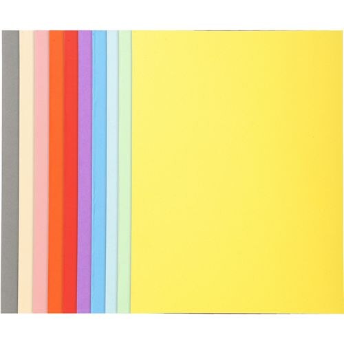 Exacompta Forever Square Cut Folder A4 Assorted Manila Recycled 100% 170 gsm Pack of 500