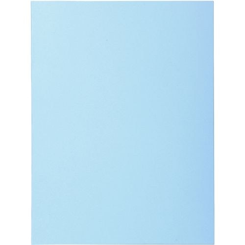 Exacompta Super Square Cut Folder A4 Blue Cardboard 160 gsm Pack of 500