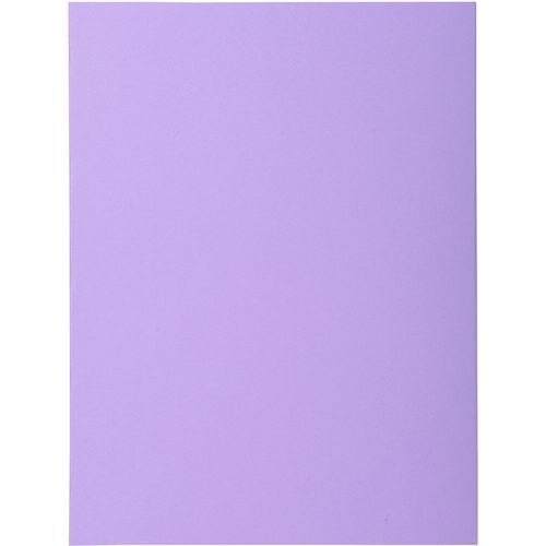 Exacompta Super Square Cut Folder A4 Lilac Cardboard 160 gsm Pack of 500