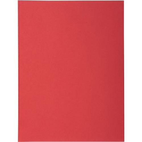 Exacompta Super Square Cut Folder A4 Red Cardboard 160 gsm Pack of 500