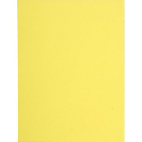 Exacompta Flash Square Cut Folder A4 Canary Yellow Manila Recycled 100% 220 gsm Pack of 500