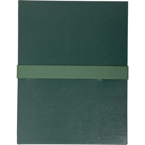 Exacompta Expanding File 633E A4 Balacron 24 (W) x 32 (H) cm Green Pack of 10