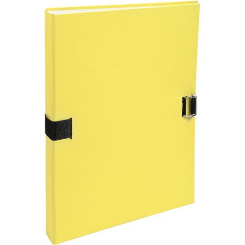 Exacompta Expanding Folders Forever 38006H A4 Yellow Vinyl Coated Paper 24 x 32 cm Pack of 10