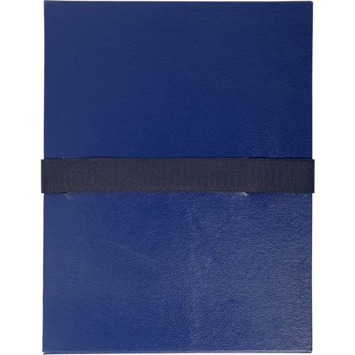 Exacompta Expanding Folders 2652E A4 Dark blue Vinyl Coated Paper 24 x 32 cm Pack of 10