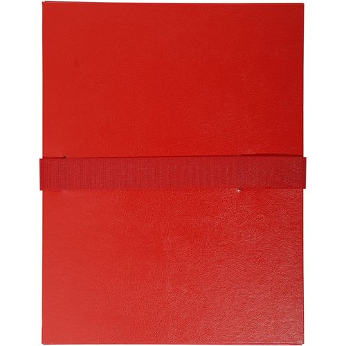 Exacompta Expanding Folders Balacron 2645E A4 Red Cardboard 24 x 32 cm Pack of 10