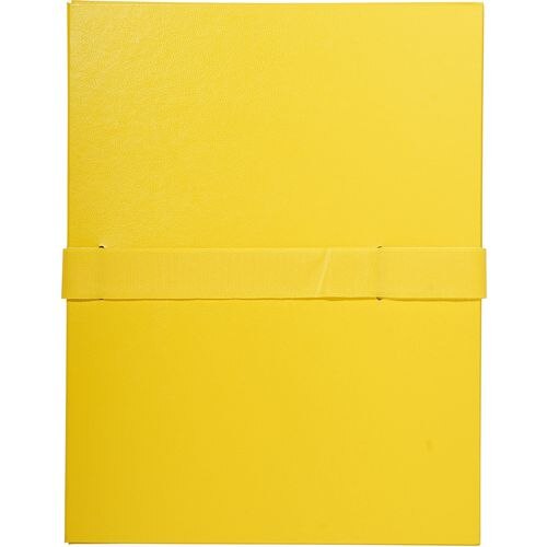 Exacompta Expanding Folders 2649E A4 Yellow Polypropylene 24 x 32 cm Pack of 10