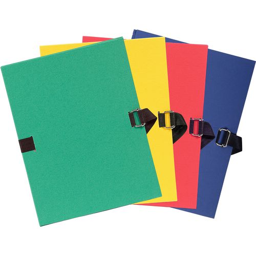 Exacompta Expanding Folders 223200E A4 Cardboard Assorted Polypropylene 24 x 32 cm Pack of 10