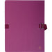 Exacompta Expanding Folders 223279E A4 Burgundy Cardboard 24 x 32 cm Pack of 10