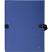 Exacompta Expanding Folders 223229E A4 Dark blue Cardboard 24 x 32 cm Pack of 10